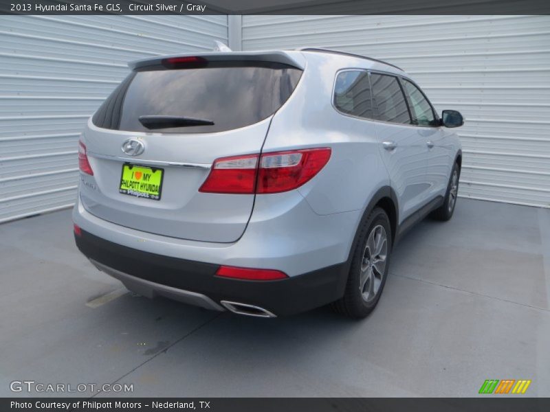 Circuit Silver / Gray 2013 Hyundai Santa Fe GLS