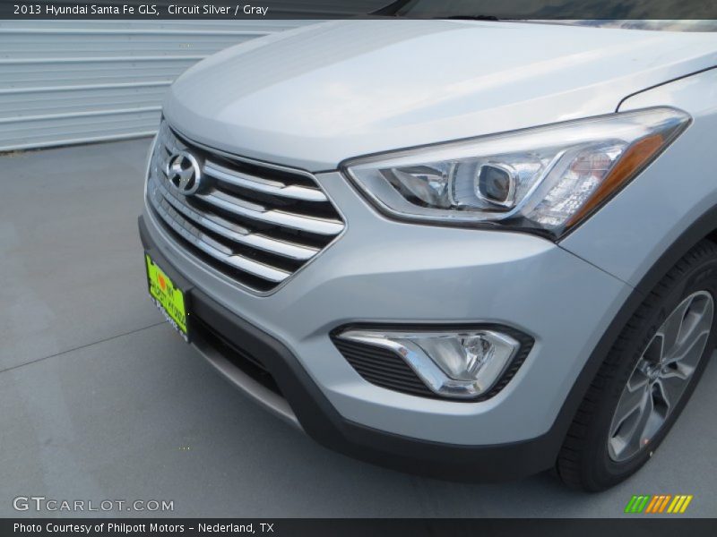 Circuit Silver / Gray 2013 Hyundai Santa Fe GLS
