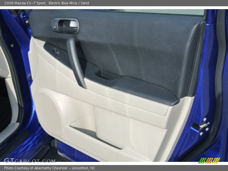 Electric Blue Mica / Sand 2008 Mazda CX-7 Sport