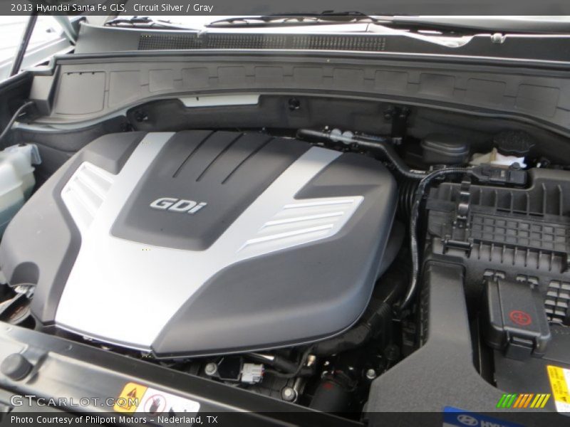 Circuit Silver / Gray 2013 Hyundai Santa Fe GLS