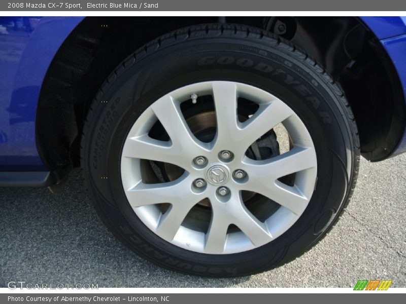 Electric Blue Mica / Sand 2008 Mazda CX-7 Sport