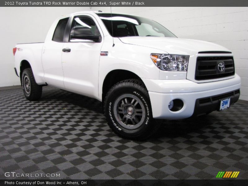 Super White / Black 2012 Toyota Tundra TRD Rock Warrior Double Cab 4x4