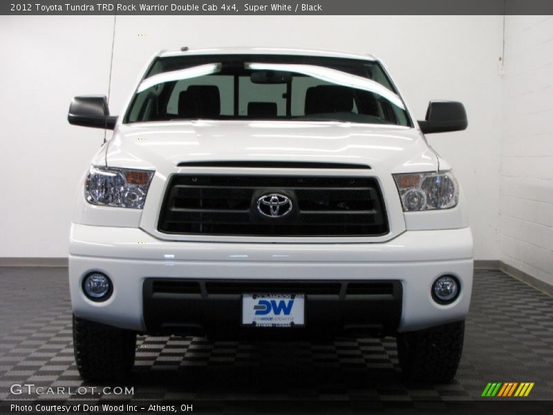 Super White / Black 2012 Toyota Tundra TRD Rock Warrior Double Cab 4x4