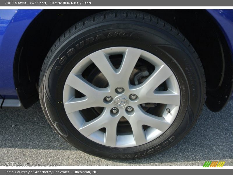 Electric Blue Mica / Sand 2008 Mazda CX-7 Sport