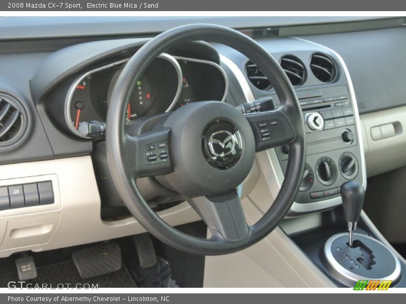 Electric Blue Mica / Sand 2008 Mazda CX-7 Sport