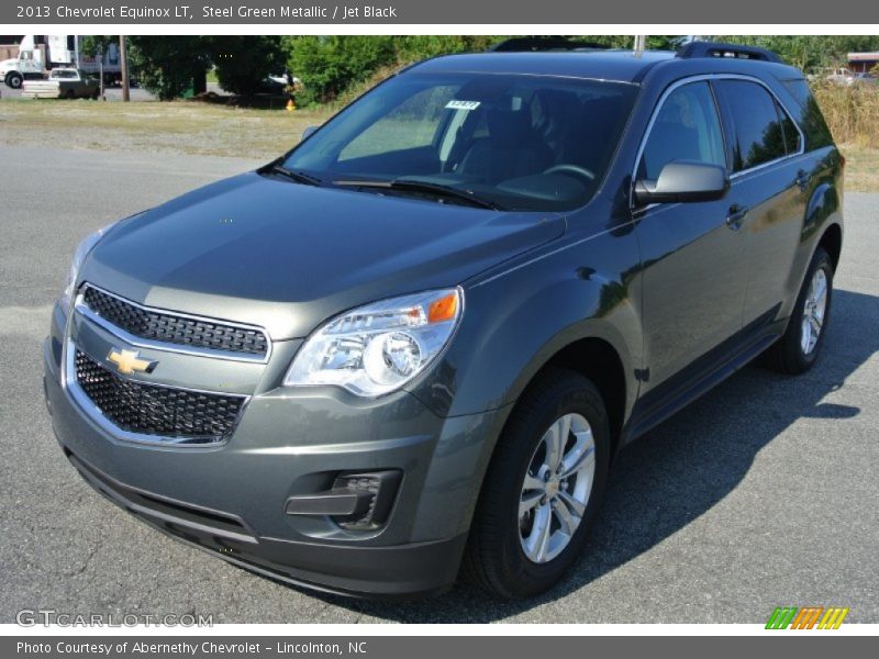 Steel Green Metallic / Jet Black 2013 Chevrolet Equinox LT