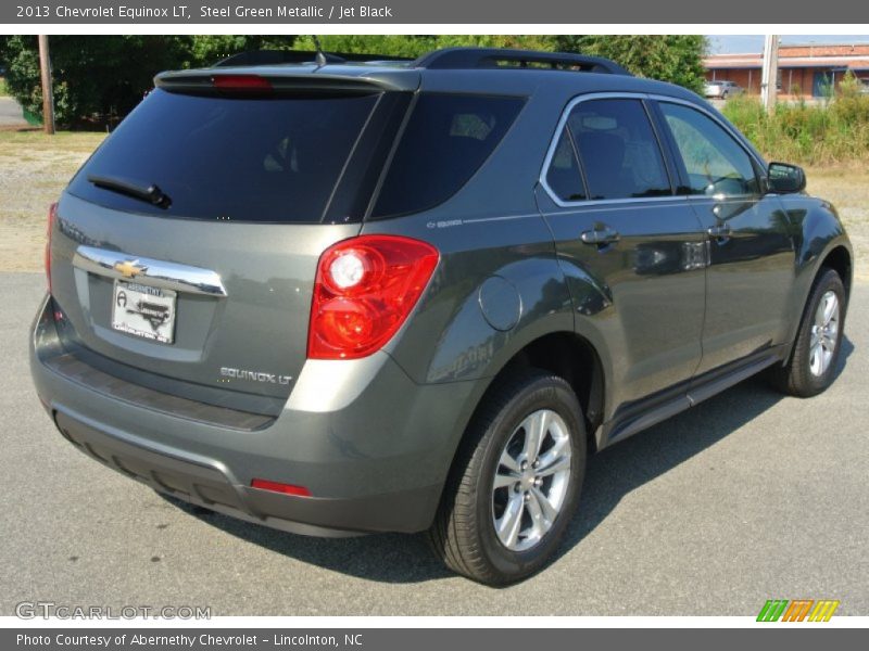 Steel Green Metallic / Jet Black 2013 Chevrolet Equinox LT
