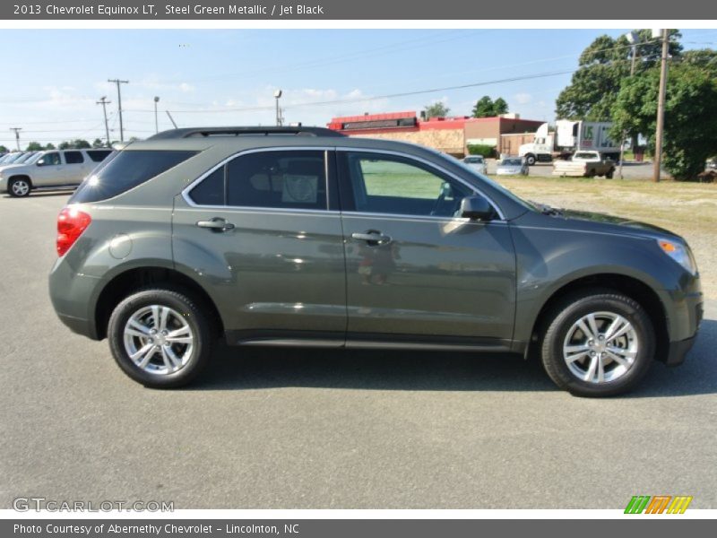 Steel Green Metallic / Jet Black 2013 Chevrolet Equinox LT
