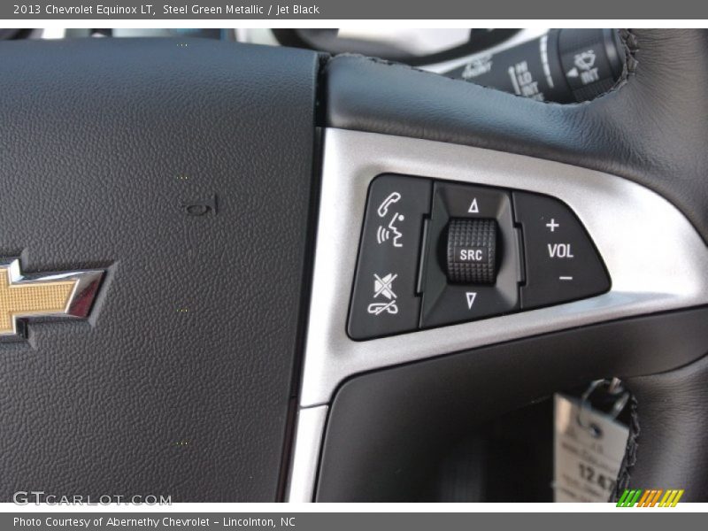 Steel Green Metallic / Jet Black 2013 Chevrolet Equinox LT