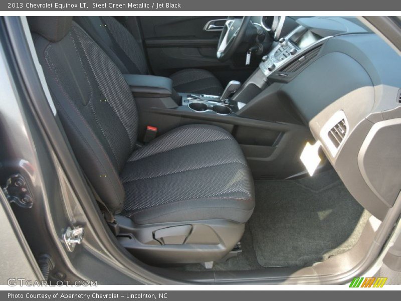 Steel Green Metallic / Jet Black 2013 Chevrolet Equinox LT