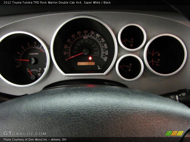 Super White / Black 2012 Toyota Tundra TRD Rock Warrior Double Cab 4x4