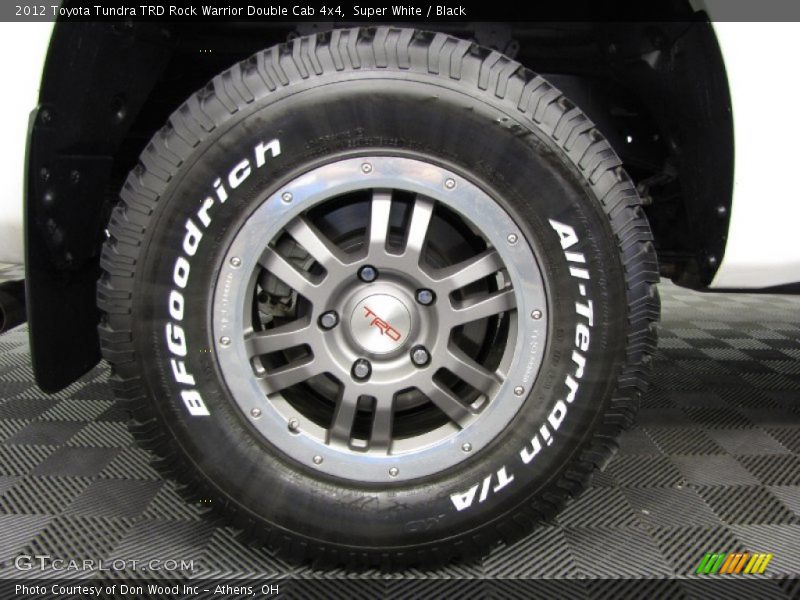 Super White / Black 2012 Toyota Tundra TRD Rock Warrior Double Cab 4x4
