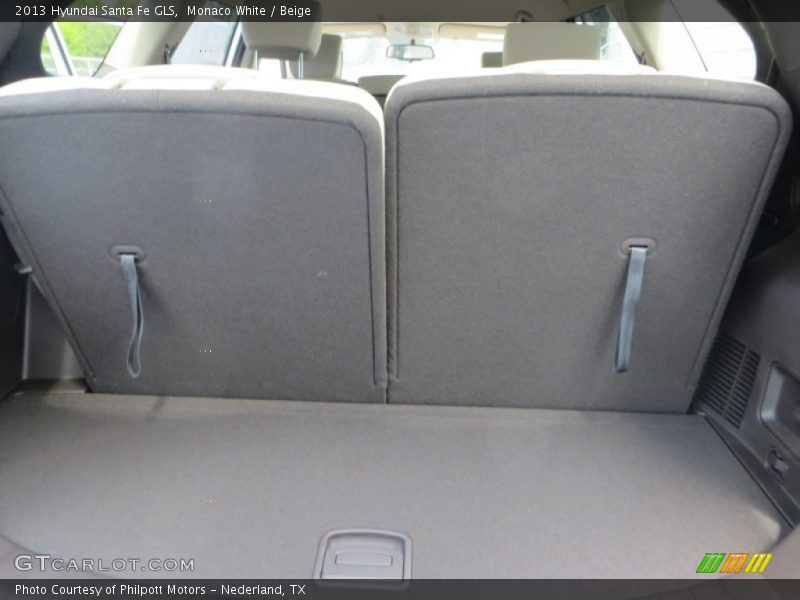 Monaco White / Beige 2013 Hyundai Santa Fe GLS