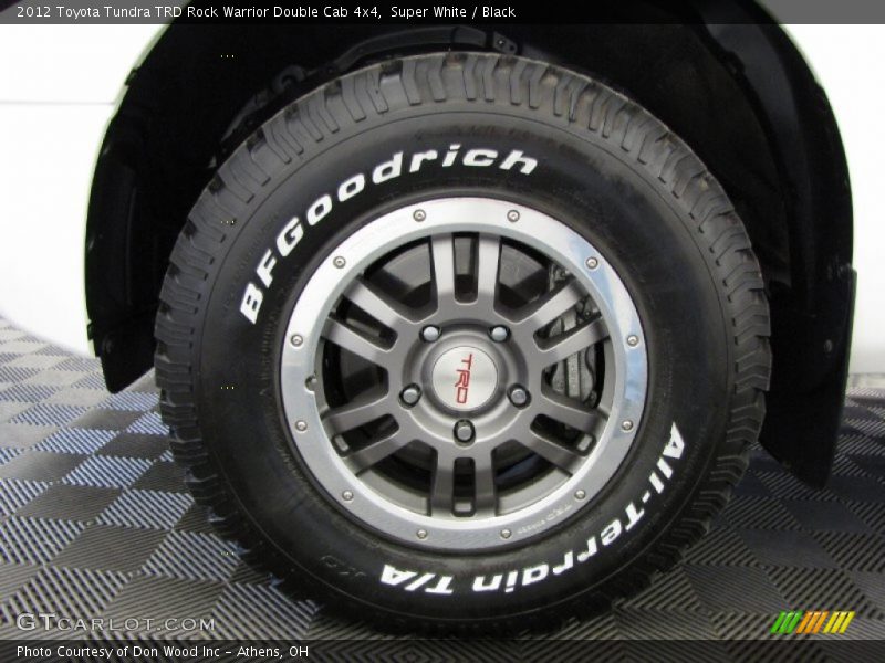 Super White / Black 2012 Toyota Tundra TRD Rock Warrior Double Cab 4x4