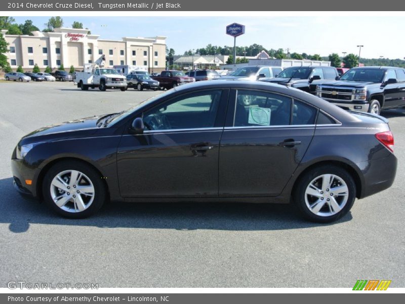 Tungsten Metallic / Jet Black 2014 Chevrolet Cruze Diesel