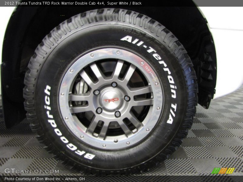 Super White / Black 2012 Toyota Tundra TRD Rock Warrior Double Cab 4x4