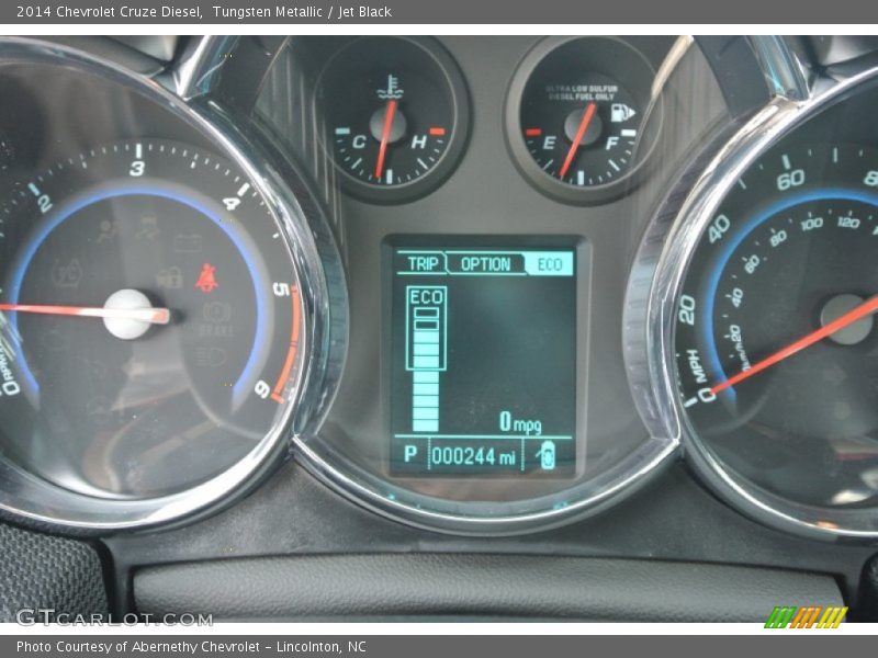 Tungsten Metallic / Jet Black 2014 Chevrolet Cruze Diesel