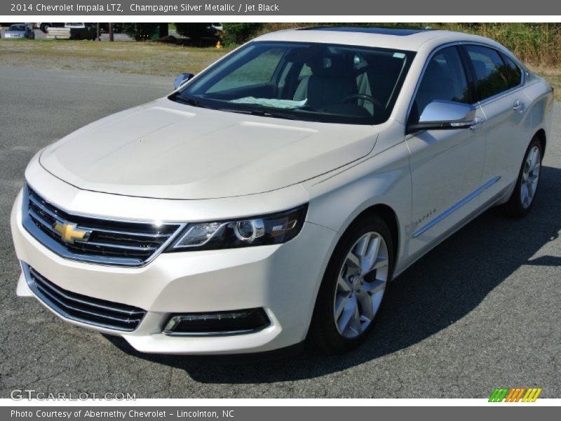 Champagne Silver Metallic / Jet Black 2014 Chevrolet Impala LTZ