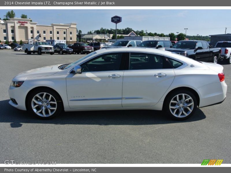 Champagne Silver Metallic / Jet Black 2014 Chevrolet Impala LTZ