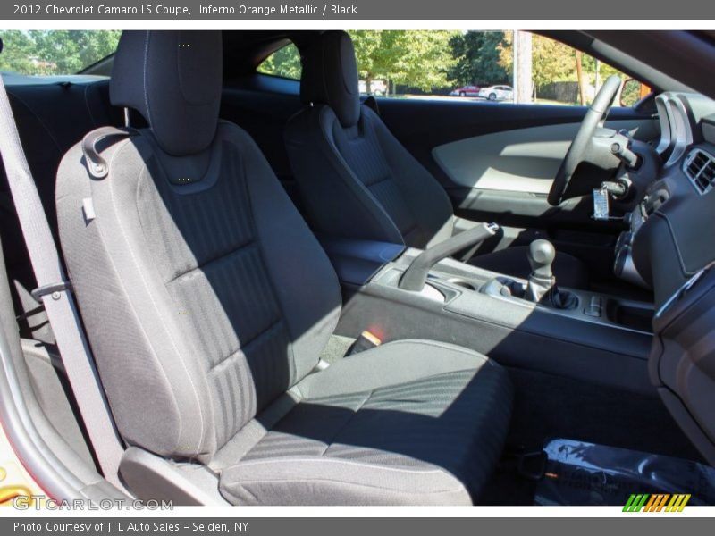 Inferno Orange Metallic / Black 2012 Chevrolet Camaro LS Coupe