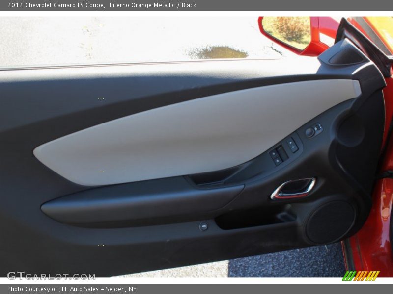 Inferno Orange Metallic / Black 2012 Chevrolet Camaro LS Coupe