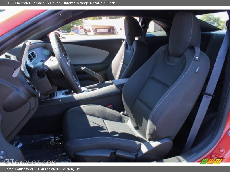 Inferno Orange Metallic / Black 2012 Chevrolet Camaro LS Coupe