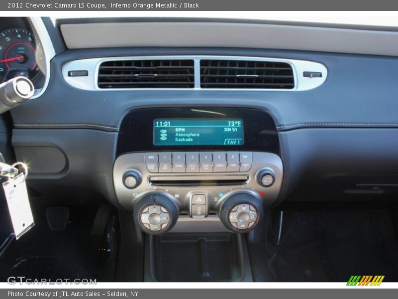 Inferno Orange Metallic / Black 2012 Chevrolet Camaro LS Coupe