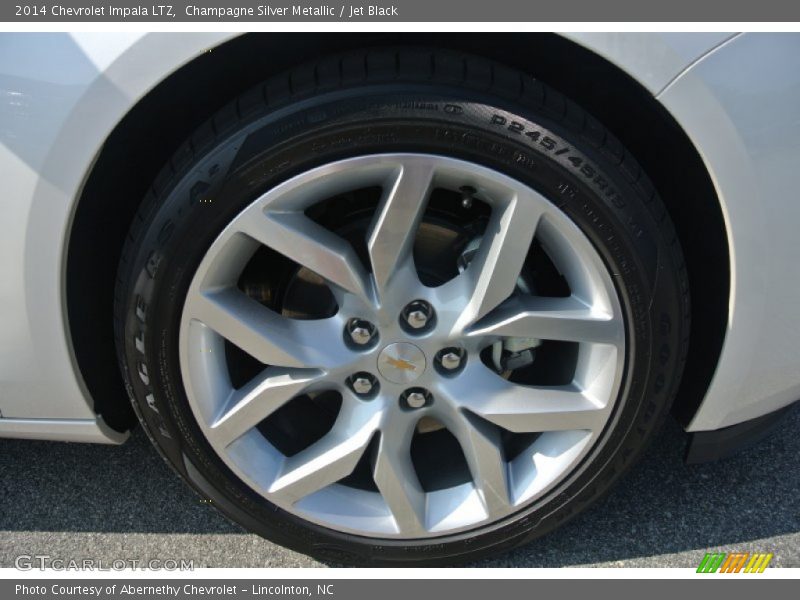 Champagne Silver Metallic / Jet Black 2014 Chevrolet Impala LTZ