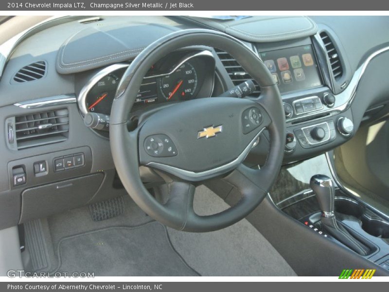 Champagne Silver Metallic / Jet Black 2014 Chevrolet Impala LTZ