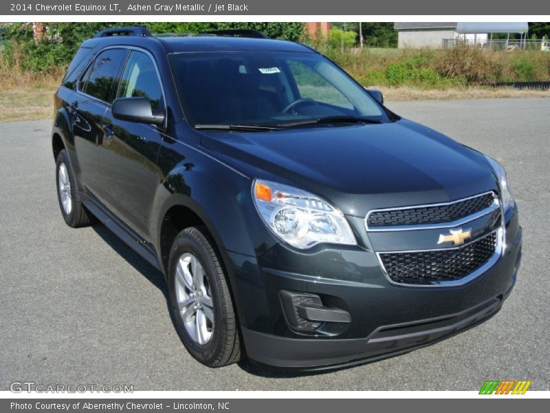 Ashen Gray Metallic / Jet Black 2014 Chevrolet Equinox LT