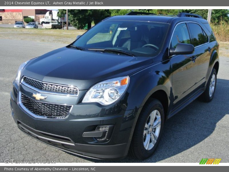 Ashen Gray Metallic / Jet Black 2014 Chevrolet Equinox LT