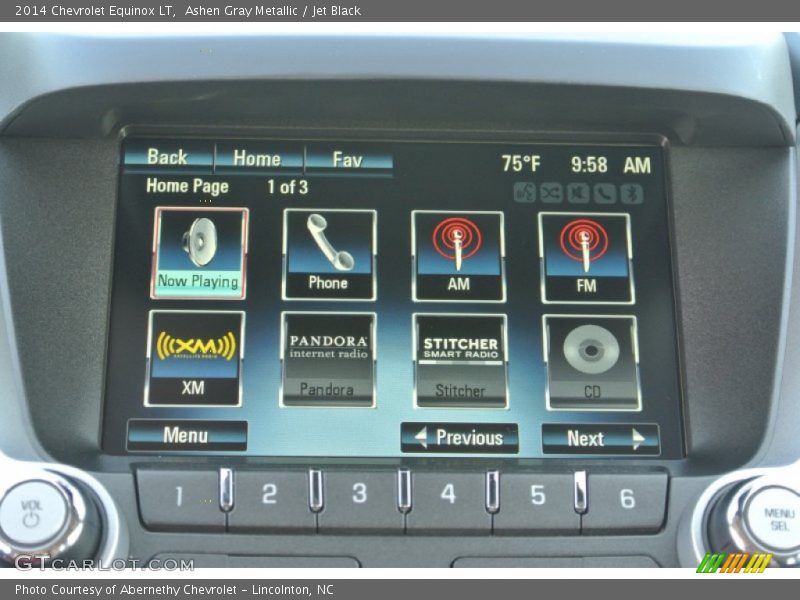 Ashen Gray Metallic / Jet Black 2014 Chevrolet Equinox LT