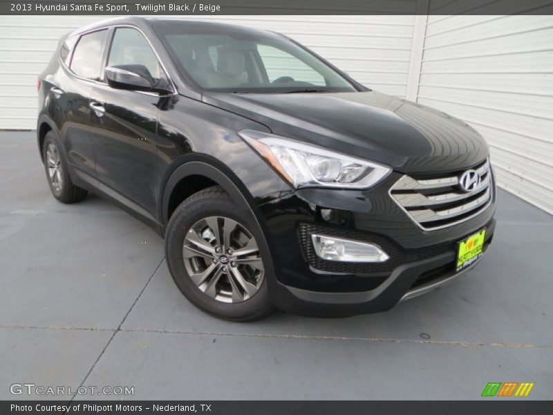 Twilight Black / Beige 2013 Hyundai Santa Fe Sport