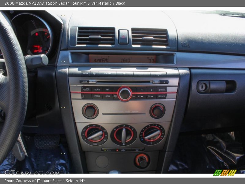 Sunlight Silver Metallic / Black 2008 Mazda MAZDA3 s Sport Sedan