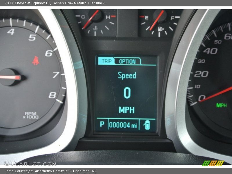 Ashen Gray Metallic / Jet Black 2014 Chevrolet Equinox LT