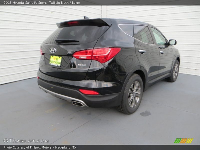 Twilight Black / Beige 2013 Hyundai Santa Fe Sport