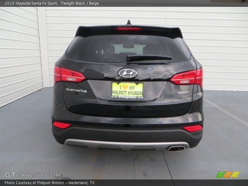 Twilight Black / Beige 2013 Hyundai Santa Fe Sport