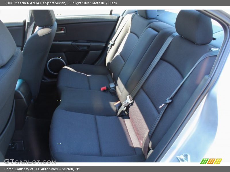 Sunlight Silver Metallic / Black 2008 Mazda MAZDA3 s Sport Sedan