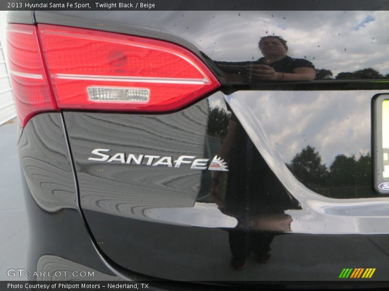 Twilight Black / Beige 2013 Hyundai Santa Fe Sport