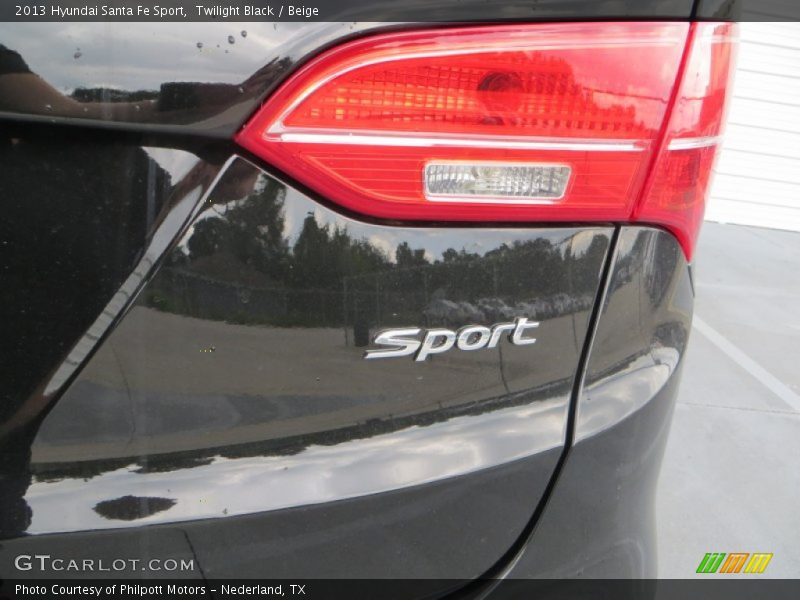 Twilight Black / Beige 2013 Hyundai Santa Fe Sport