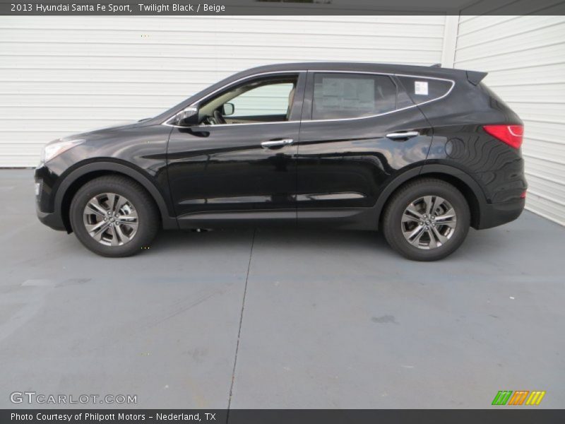 Twilight Black / Beige 2013 Hyundai Santa Fe Sport