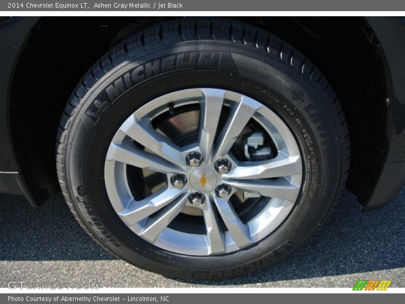 Ashen Gray Metallic / Jet Black 2014 Chevrolet Equinox LT