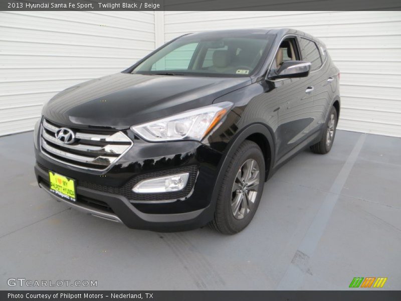 Twilight Black / Beige 2013 Hyundai Santa Fe Sport