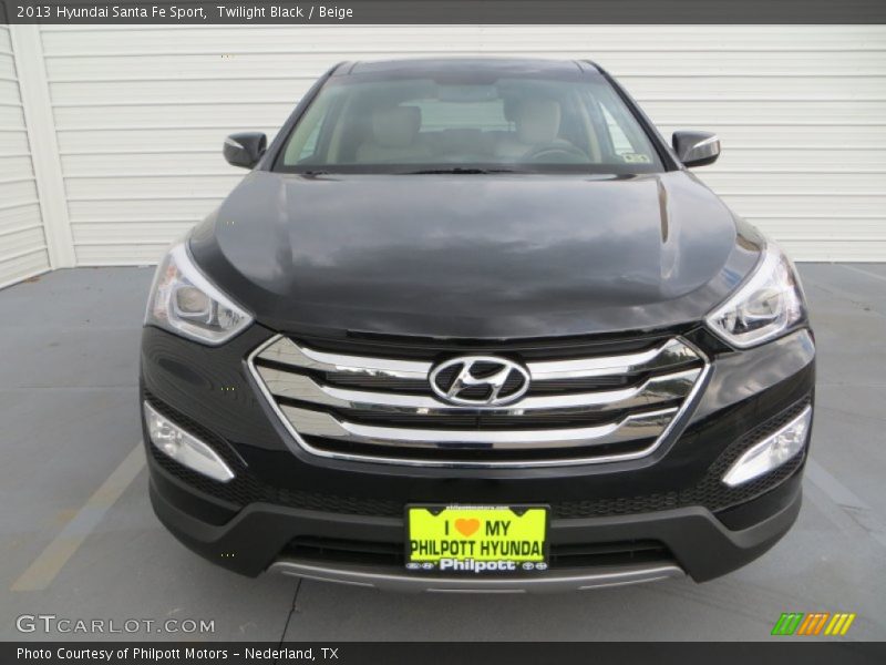Twilight Black / Beige 2013 Hyundai Santa Fe Sport