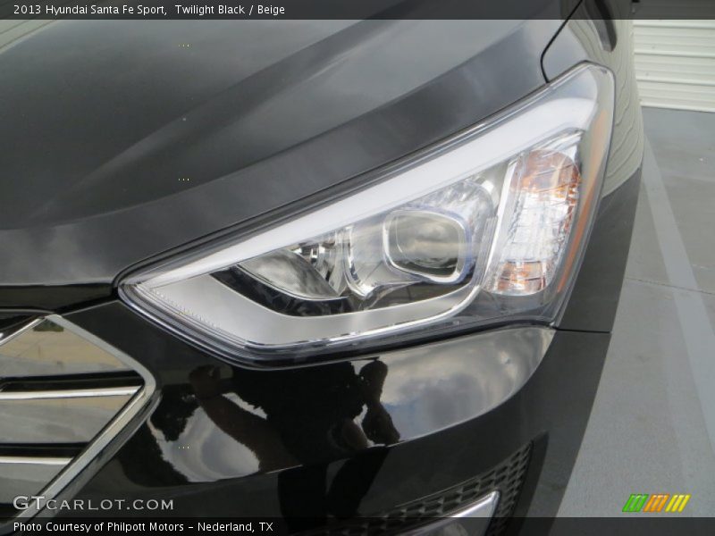 Twilight Black / Beige 2013 Hyundai Santa Fe Sport
