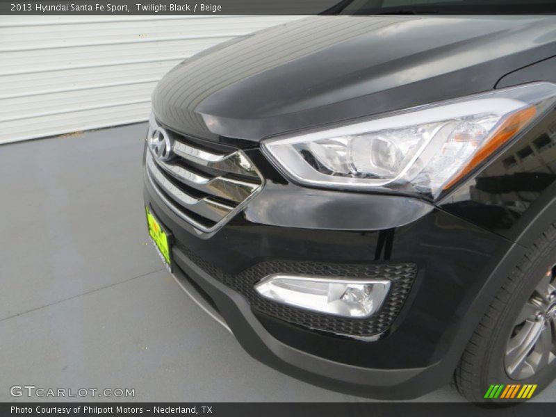 Twilight Black / Beige 2013 Hyundai Santa Fe Sport