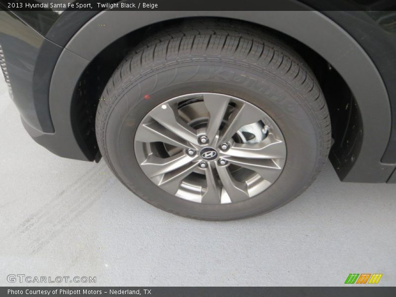 Twilight Black / Beige 2013 Hyundai Santa Fe Sport