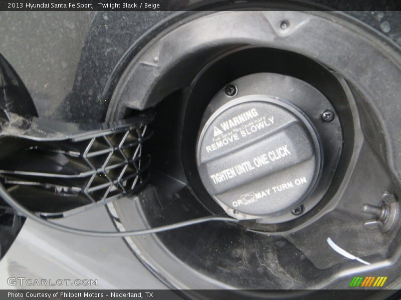 Twilight Black / Beige 2013 Hyundai Santa Fe Sport