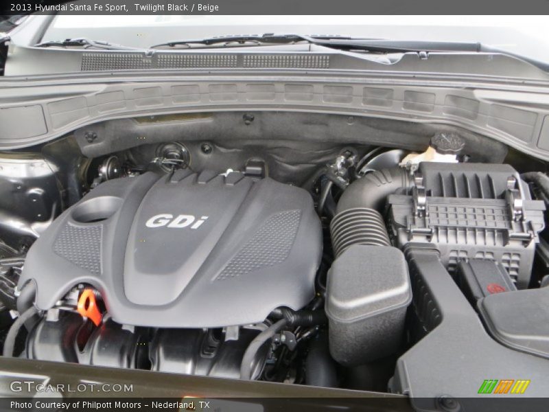 Twilight Black / Beige 2013 Hyundai Santa Fe Sport