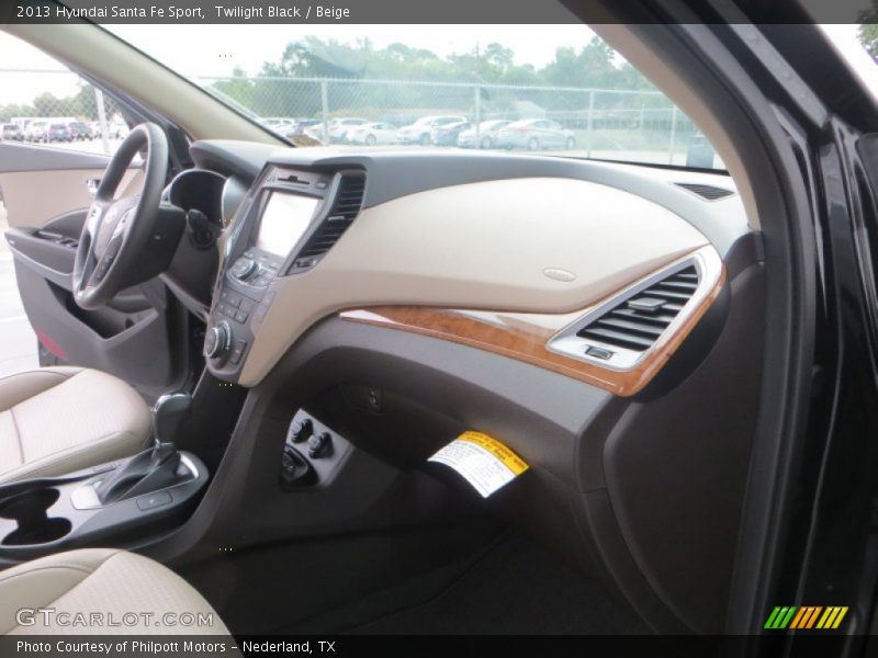 Twilight Black / Beige 2013 Hyundai Santa Fe Sport